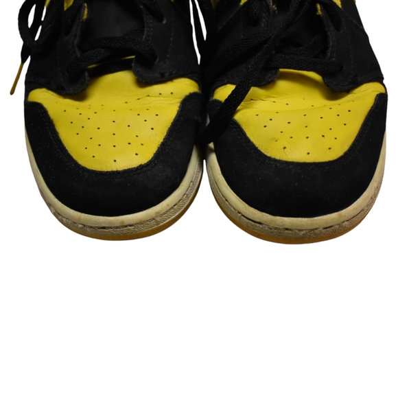 RARE Nike Air Jordan 1 Retro New Love 2007 6.5Y Black Yellow Juniors - Picture 5 of 13